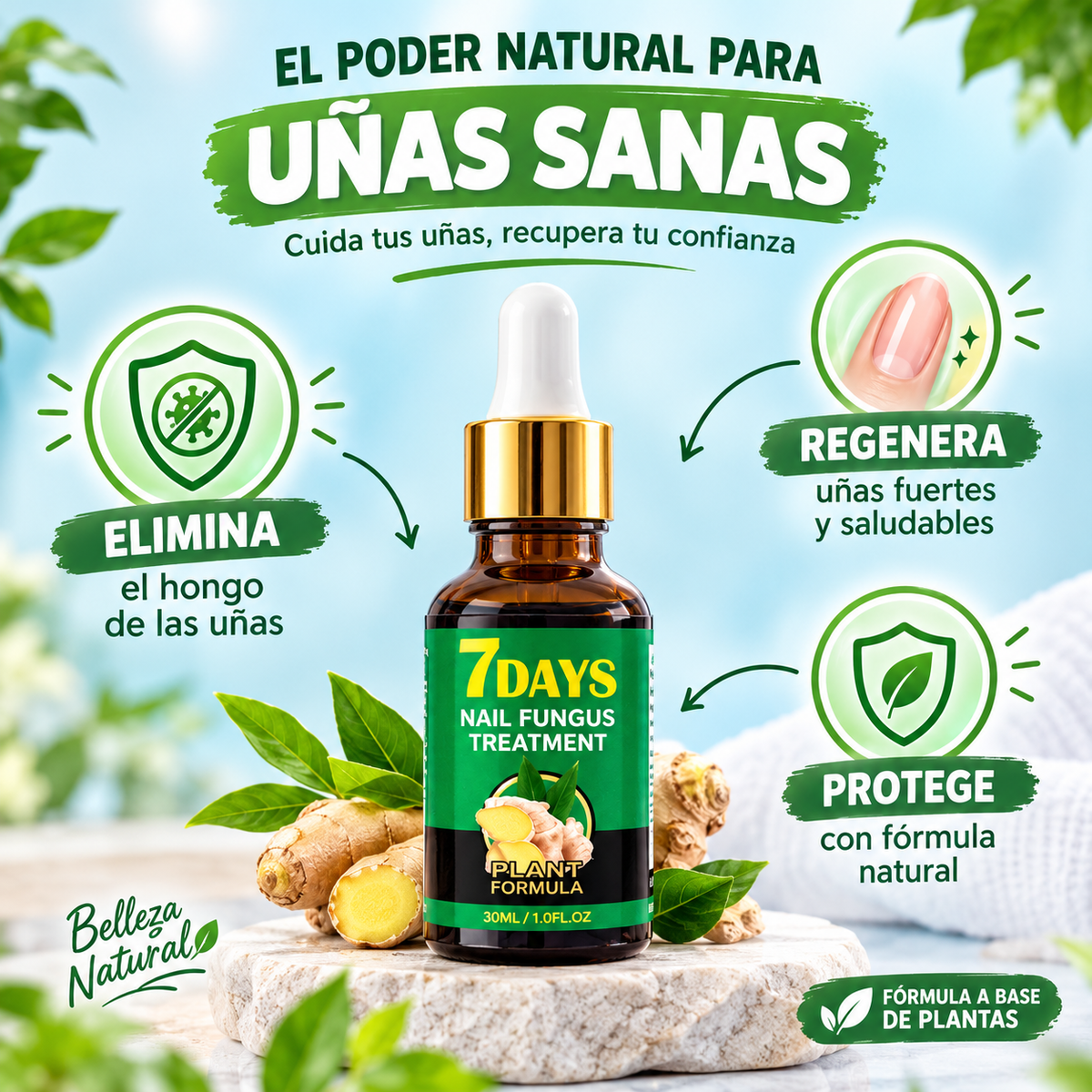 Eliminador de hongos de Uñas Natural | 7 DAYS