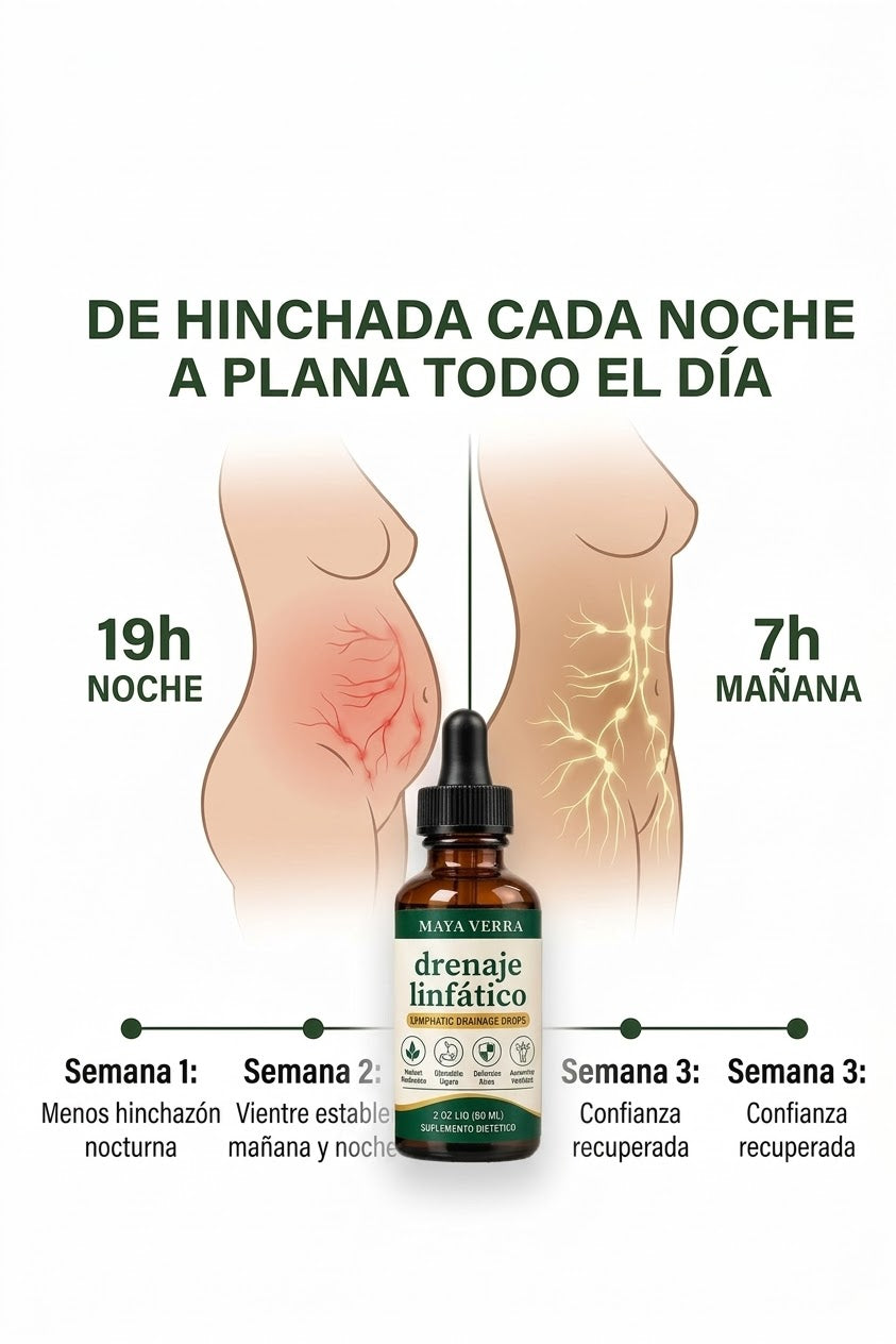 Gotas De Drenaje Linfático: Apoya tu energía y bienestar diario