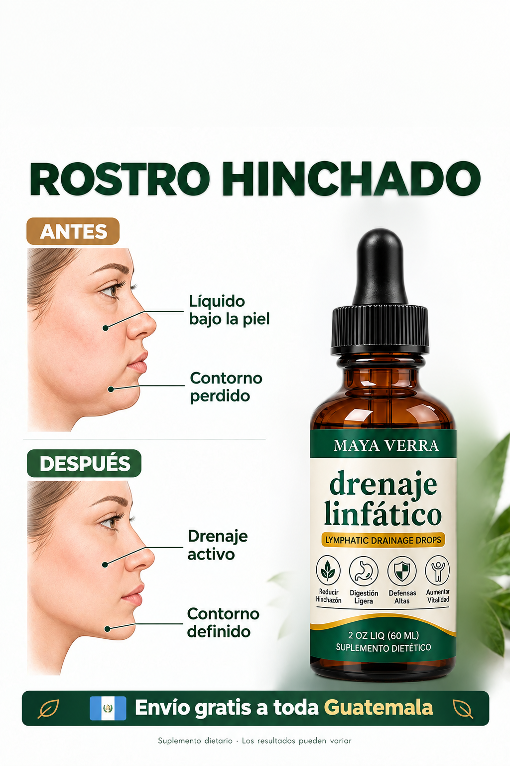 Gotas De Drenaje Linfático: Apoya tu energía y bienestar diario