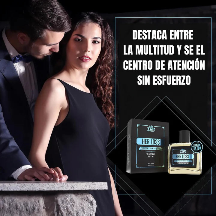 Her Loss Perfume con Feromonas: Proyecta una atracción natural.
